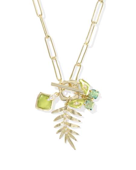 Bianca Butterfly Gold Charm Necklace