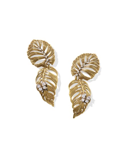 Kayla Vintage Gold Convertible Statement Earrings