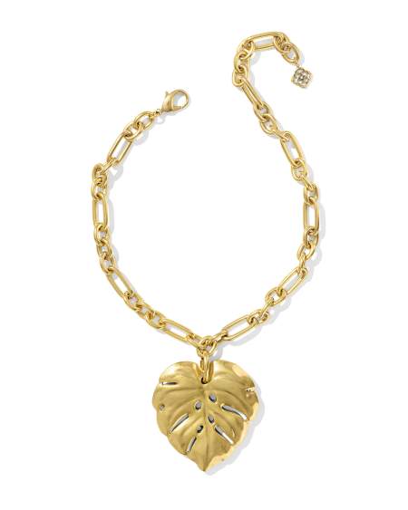 Kayla Vintage Gold Statement Necklace