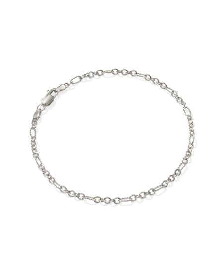 Colin Oxidized Sterling Silver Chain Bracelet