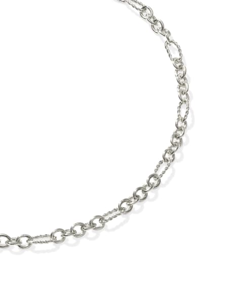 Colin Oxidized Sterling Silver Chain Bracelet