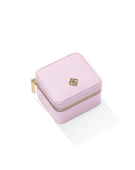 Small Travel Jewelry Case in Pink