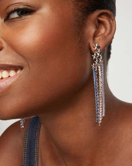 Cassidy Silver Statement Earrings
