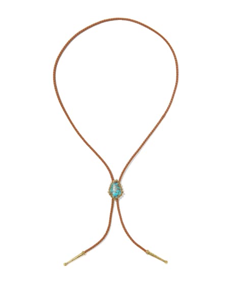 Ellery Vintage Gold Bolo Necklace