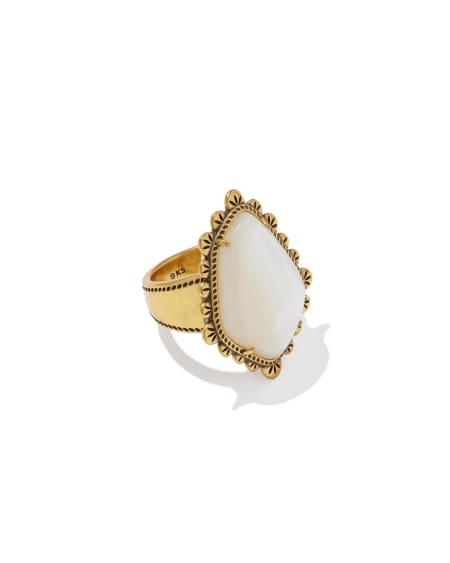 Ellery Vintage Gold Cocktail Ring