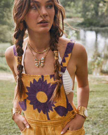 Starla Vintage Gold Cuff Bracelet