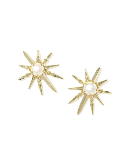 Rogan Gold Stud Earrings