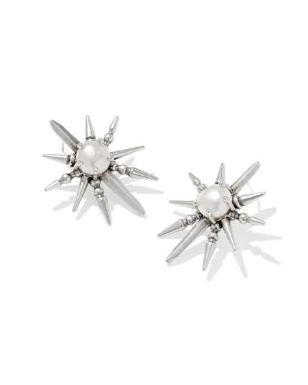 Rogan Vintage Silver Stud Earrings