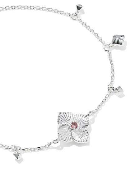 Dira Sunray Sterling Silver Delicate Chain Bracelet
