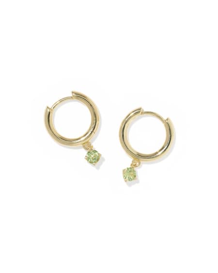 Maisie 18k Gold Vermeil August Huggie Earrings