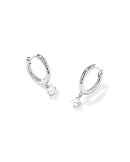 Maisie Sterling Silver June Huggie Earrings