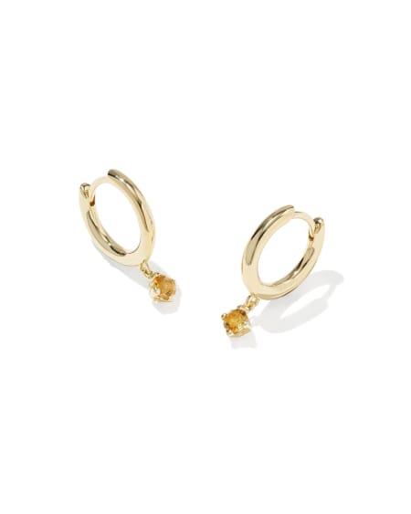 Maisie 18k Gold Vermeil November Huggie Earrings