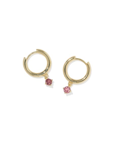 Maisie 18k Gold Vermeil October Huggie Earrings