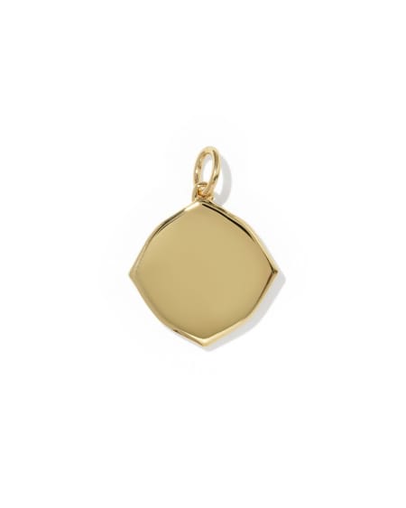 Metal Compass 18k Gold Vermeil Charm