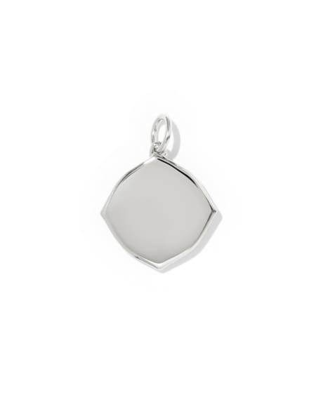 Metal Compass Sterling Silver Charm
