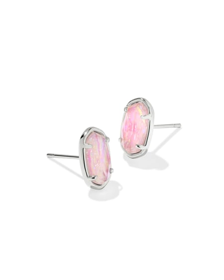 Grayson Silver Stone Stud Earrings