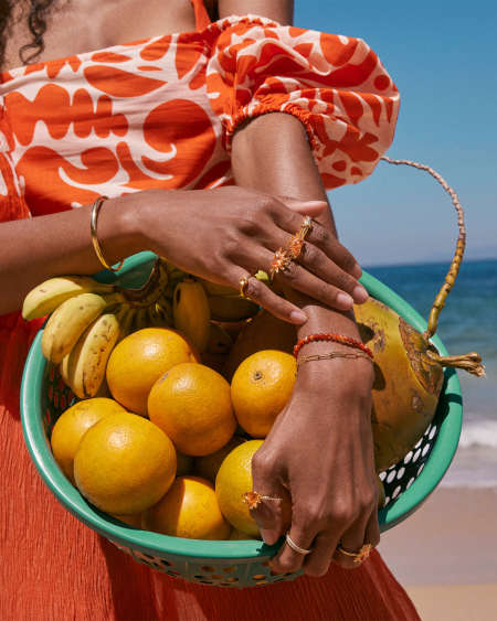 Sylvia Gold Stretch Bracelet