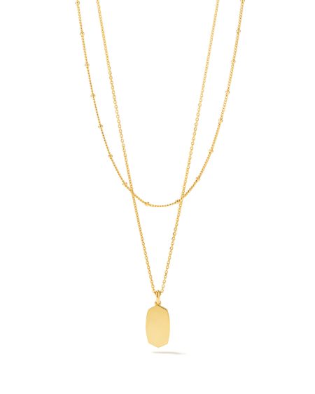 Elisa Charm Multi Strand Necklace