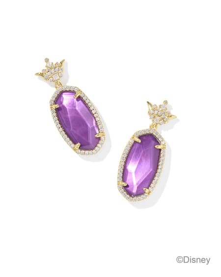 Disney | Kendra Scott Dana Princess Gold Drop Earrings