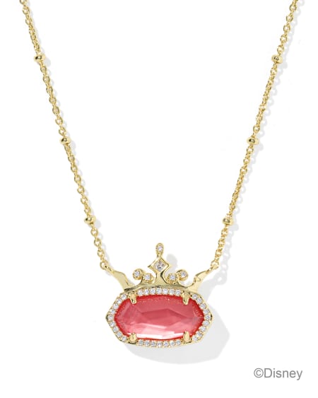 Disney | Kendra Scott Elisa Princess Gold Short Pendant Necklace