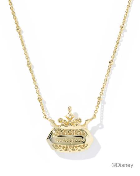 Disney | Kendra Scott Elisa Princess Gold Short Pendant Necklace