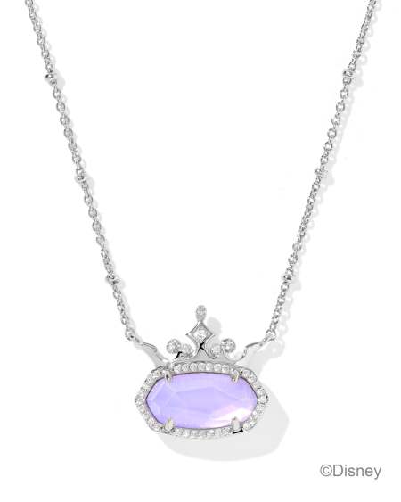 Disney | Kendra Scott Elisa Princess Silver Short Pendant Necklace