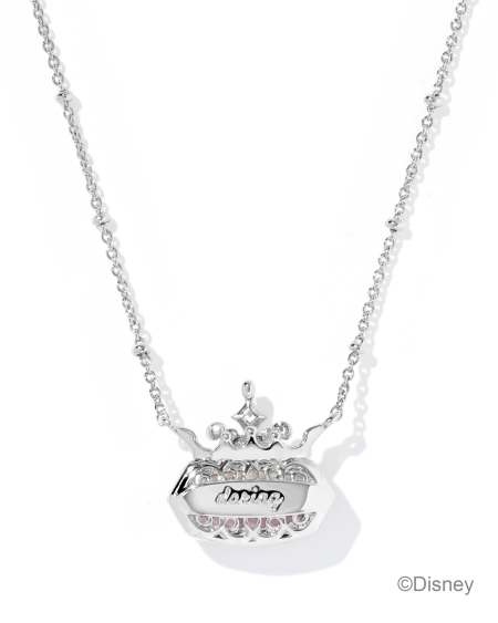 Disney | Kendra Scott Elisa Princess Silver Short Pendant Necklace