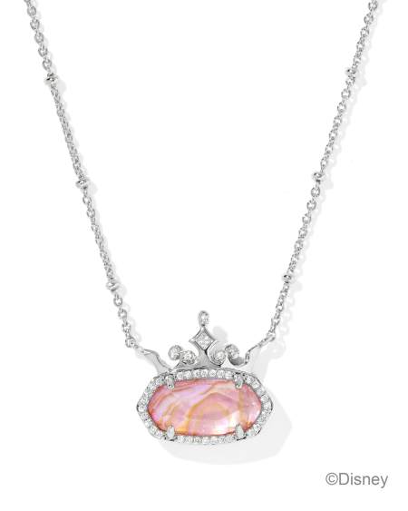 Disney | Kendra Scott Elisa Princess Silver Short Pendant Necklace
