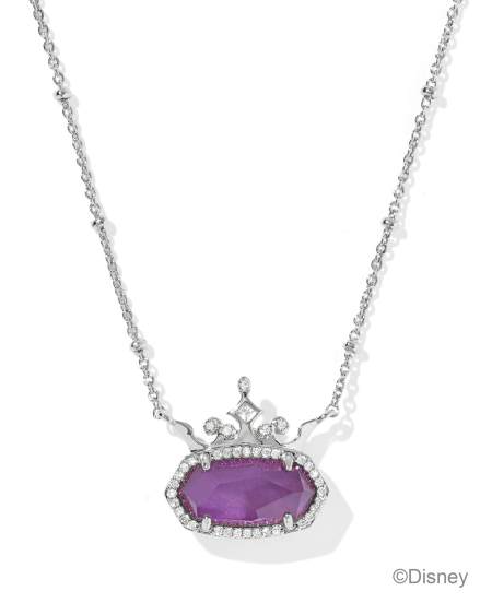 Disney | Kendra Scott Elisa Princess Silver Short Pendant Necklace
