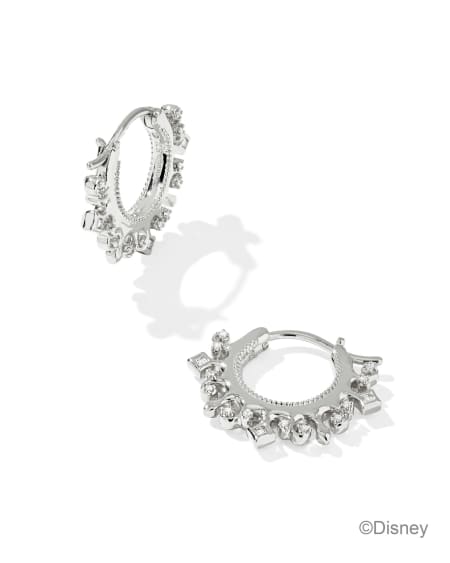 Disney | Kendra Scott Princess Silver Huggie Earrings