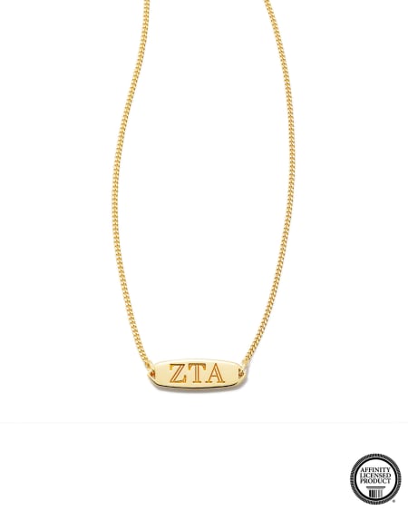 Zeta Tau Alpha Pendant Necklace
