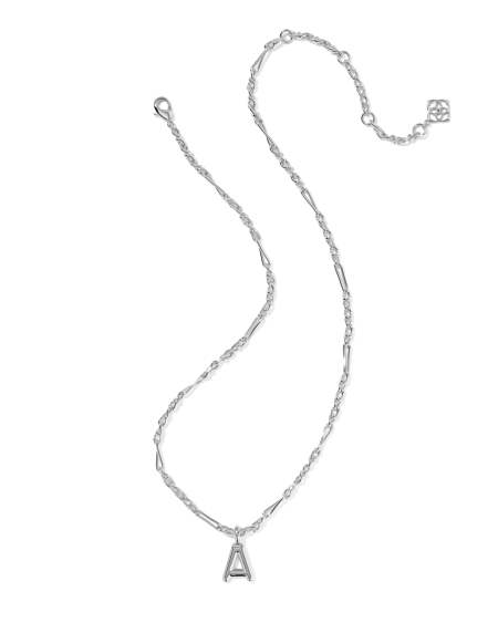 Bubble Letter Short Pendant Necklace