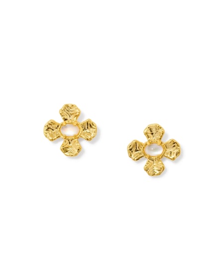 Leanne Gold Stud Earrings