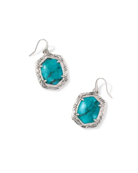 Tiger Striped Daphne Drop Earrings