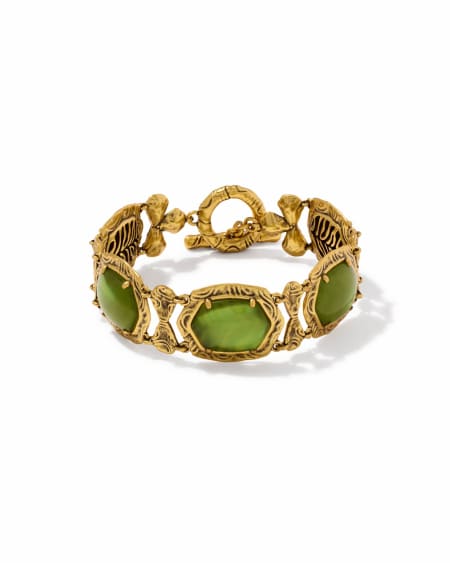 Tiger Striped Daphne Statement Bracelet