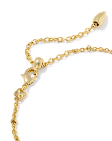 Tiger Striped Elaina Gold Delicate Chain Bracelet