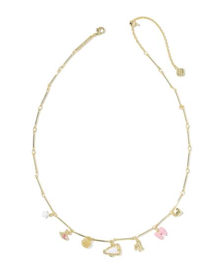 Cheer Gold Charm Necklace