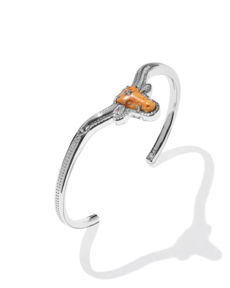 Longhorn Silver Cuff Bracelet