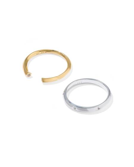 Alani Mixed Metal Ring Set