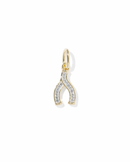 Wishbone 18k Gold Vermeil Charm