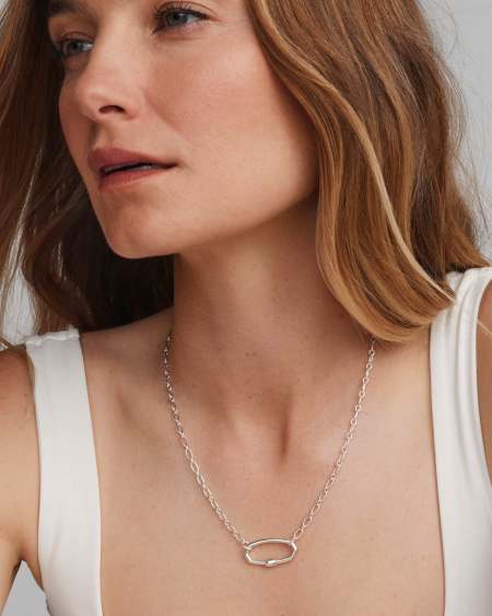 Large Bristol Sterling Silver Necklace