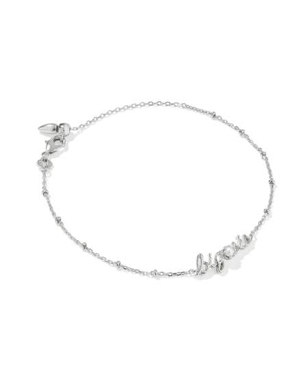 Big Sis Silver Delicate Chain Bracelet