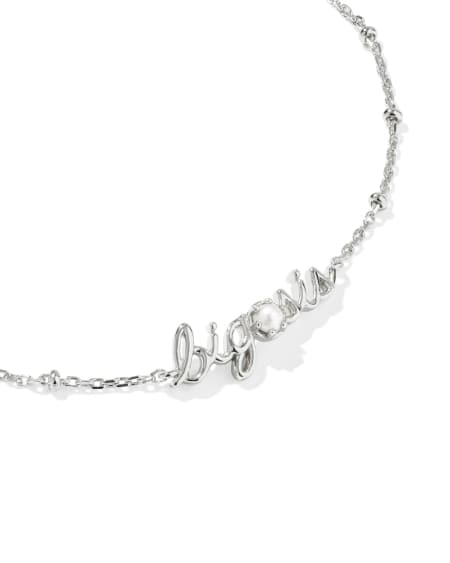 Big Sis Silver Delicate Chain Bracelet