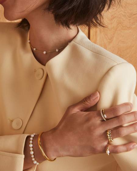 Jovie Beaded Delicate Chain Bracelet