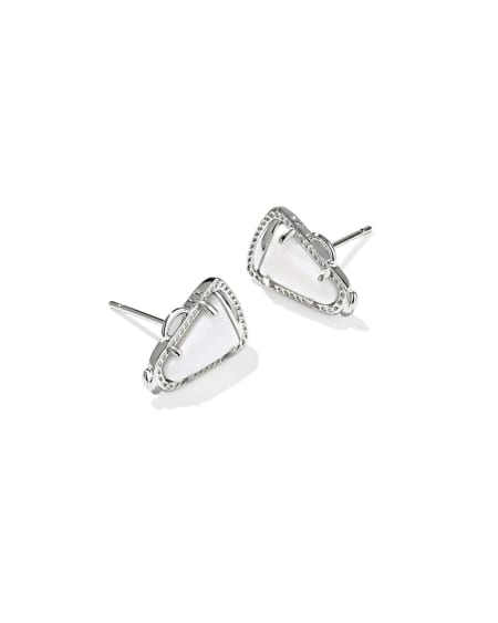 Cheer Silver Stud Earrings