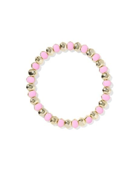 Daphne Enamel Gold Stretch Bracelet