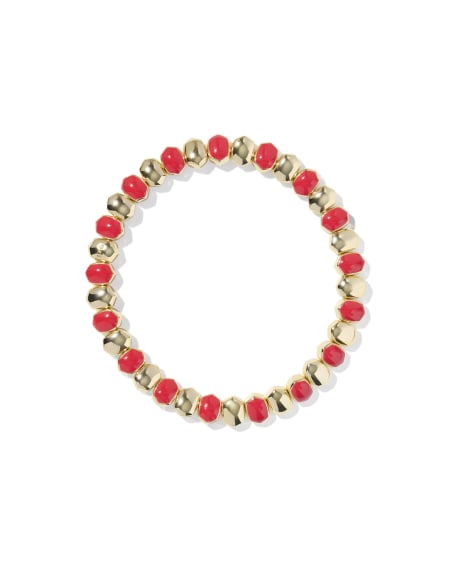 Daphne Enamel Gold Stretch Bracelet