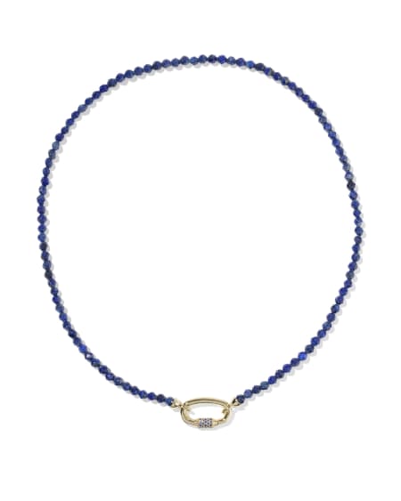 Emery Gold Beaded Strand Necklace