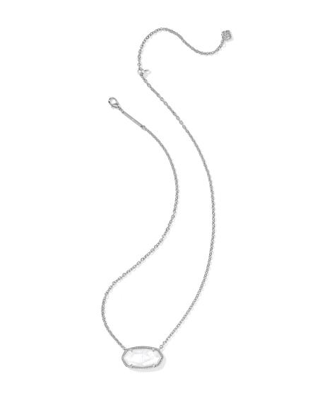 Elisa Silver Statement Short Pendant Necklace