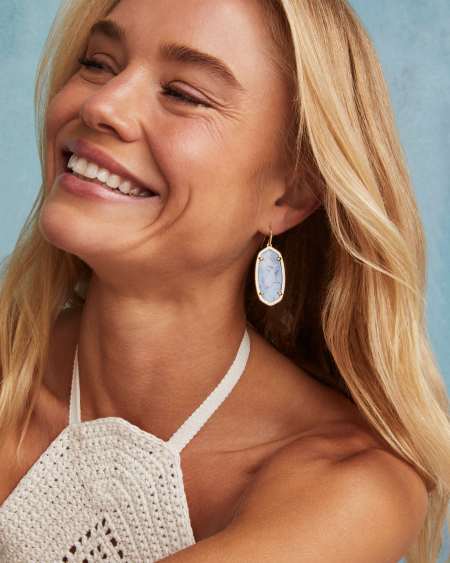 Elle Gold Drop Earrings